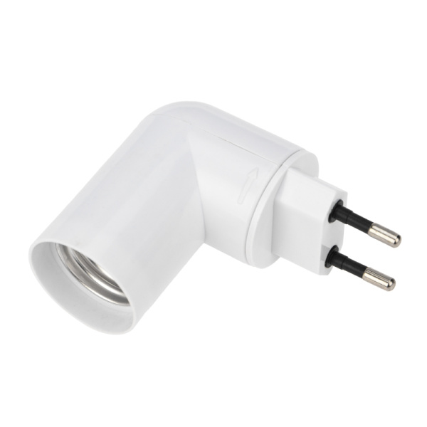 Переходник цокольный AC 220V-E27 с выключателем Rexant 11-8881