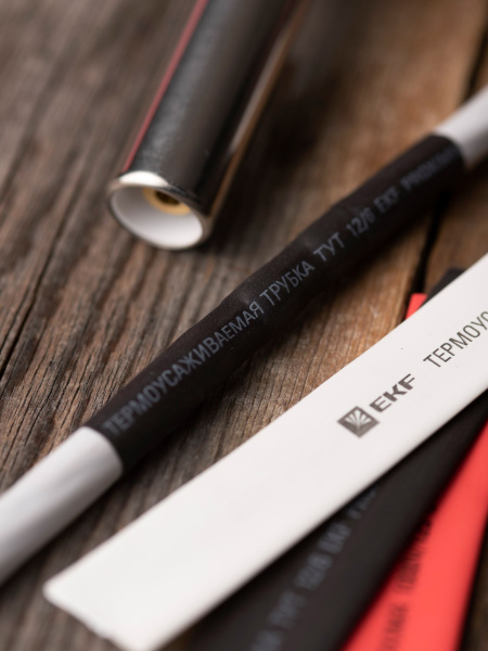 Купить EKF PROxima Термоусаживаемая трубка ТУТ нг 12/6 черная рулон