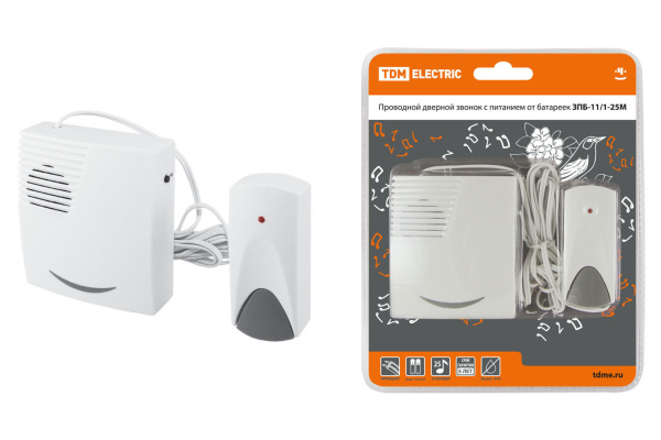 TDM Звонок ЗПБ-11/1-25М (пров., бат.) SQ1901-0014