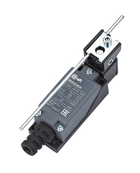 Dekraft Концевой вык. метал. 1НО1НЗ Вращающийся стержень регулируемой длины