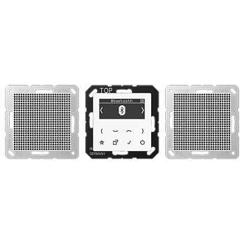 JUNG Смарт радио DAB+ Bluetooth, стерео белый DABA2BTWW