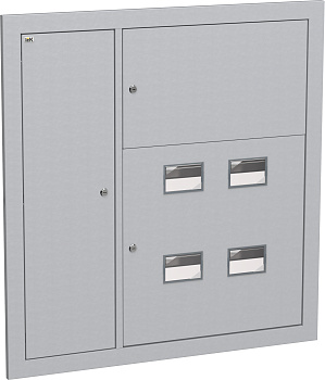 IEK LIGHT Корпус металлический ЩЭ-4-Э 36 IP31 (слаботочный отсек слева) LIGHT