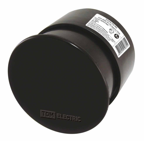 TDM Разъём РШ-ВШ 32А 380В 3Р+РЕ (кругл.) SQ1812-0001