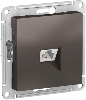 Systeme Electric AtlasDesign Мокко Розетка телефонная RJ11, механизм