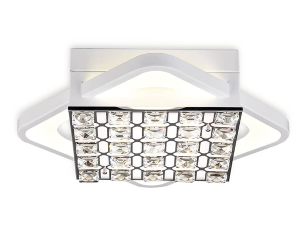 Купить Ambrella Потолочный светодиодный светильник с пультом FA122 WH белый 54W 300*300*100 (ПДУ РАДИО 2.4)