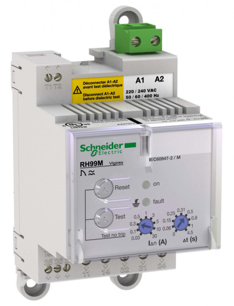 Купить SE Vigirex Реле RH99M 389/415В 50/60/400 Гц с ручным сбросом 56174