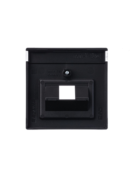 Купить ABB BJE Solo/Future Черный бархат Накладка 1-й ТЛФ и комп розетки наклонной (мех 213/16) 2CKA001710A3912