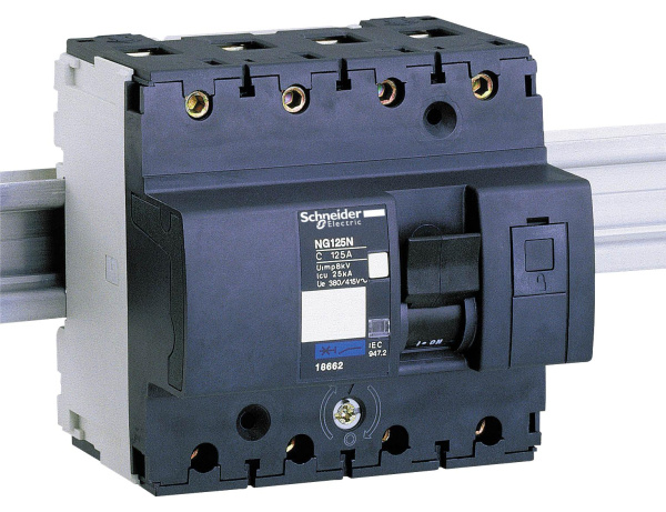 Купить SE Acti 9 NG125N Автоматический выключатель 4P 125A (С) 18662