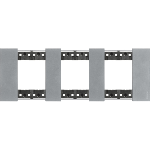 BT Living now Луна Рамка немецкий стандарт 3 поста (2+2+2 мод) KA4802M3NW