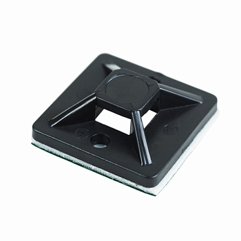 Площадка самоклеящаяся 20х20 мм 100 шт черная Rexant 07-2021