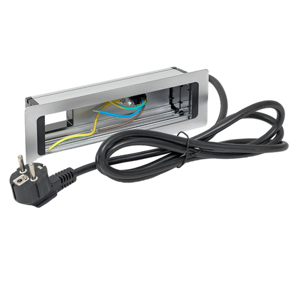 Купить EKF PROxima Встраиваемый настольный розеточный блок, 8 модулей, C-Line