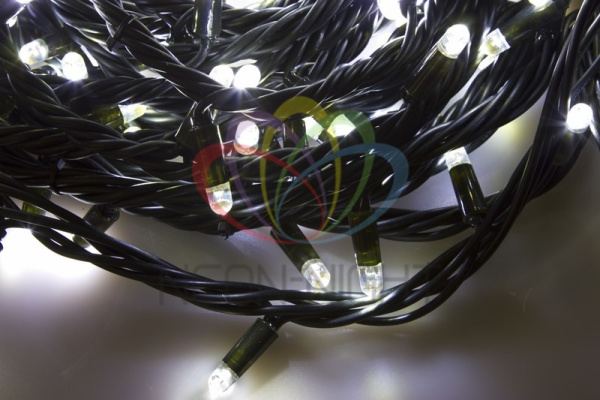 Купить NEON-NIGHT Гирлянда "Твинкл Лайт" 20 м, черный КАУЧУК, 240 диодов, цвет белый 303-325