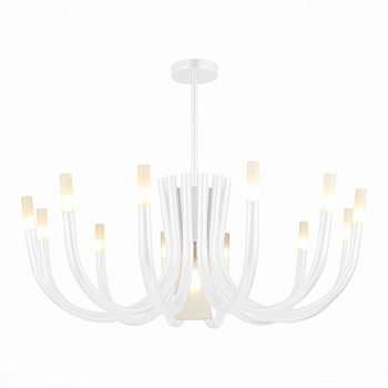 ST LUCE SL1173.502.13 Люстра потолочная Белый/Белый G4/E27 12+1*5+60W