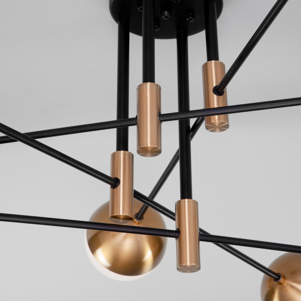 Купить Eurosvet Потолочная люстра в стиле лофт 70129/8 латунь a057080