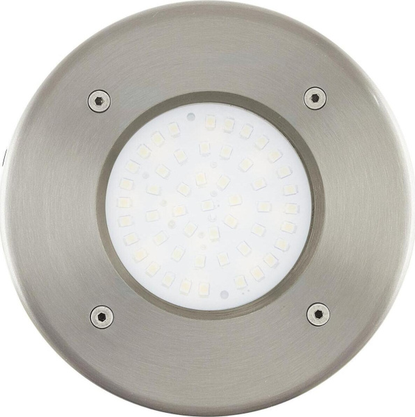 Eglo 93482 Светильник LED уличный встраиваемый LAMEDO, 1х2,5W (LED), Ø100, IP67, нерж. сталь