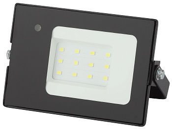 ЭРА LPR-041-1-65K-010 Прожектор светодиодный уличный 10Вт 700Лм 6500К датчик нерегулир