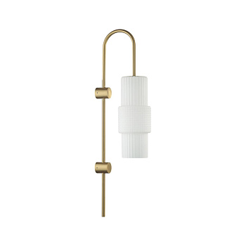 Odeon Light 5020/1W MODERN ODL23 335 бронзовый/белый матовый металл/стекло Бра E14 1*40W PIMPA