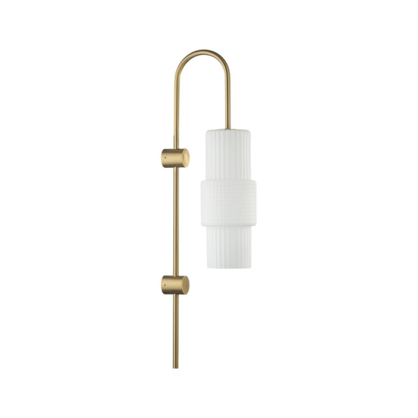 Odeon Light 5020/1W MODERN ODL23 335 бронзовый/белый матовый металл/стекло Бра E14 1*40W PIMPA