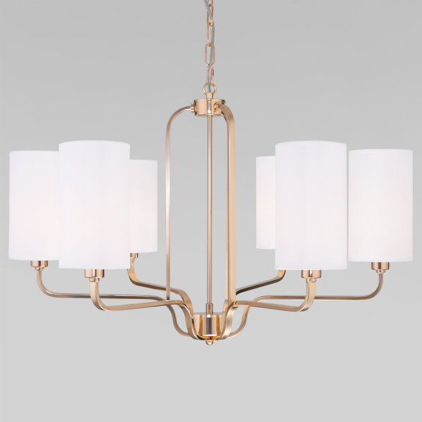 Купить Eurosvet Подвесная люстра с абажурами 60128/6 золото a056927