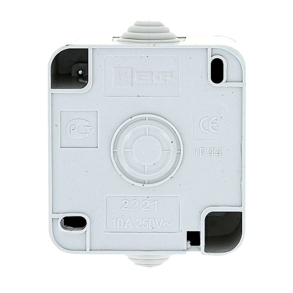 Купить EKF PROxima Прага Выключатель 1-клавишный 10А IP44 белый