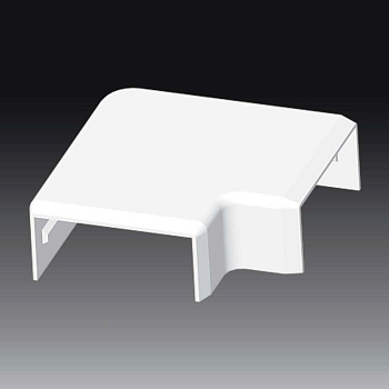 Kopos Поворот на 90 гр. LHD 40X20HF 8633HF (HB) (Цвет Белый) 8633HF_HB