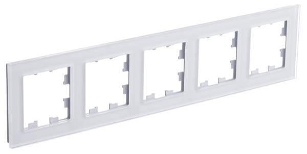 Systeme Electric AtlasDesign Nature Стекло Белый Рамка 5-ая, универсальная