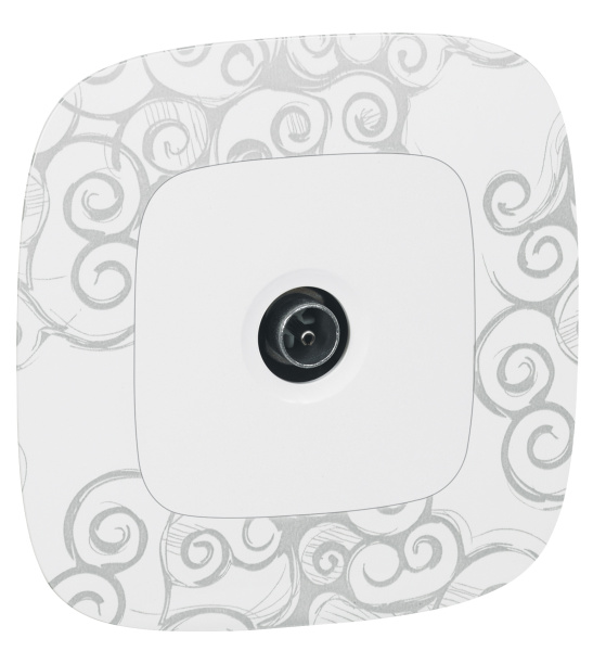 Купить Legrand Valena ALLURE DIY Бел Розетка TV оконечная, 10 дБ, 0-862 МГц 753760