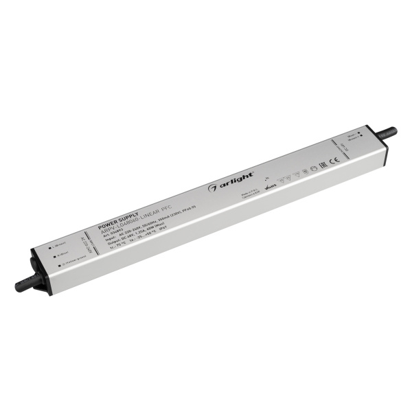 Arlight Блок питания ARPV-LG48060-LINEAR-PFC (48V, 1.25A, 60W) (IP67 Металл, 5 лет) 034893