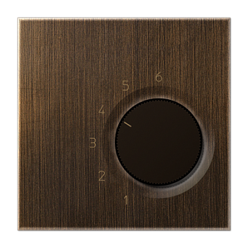 JUNG комнатный термостат, латунь Antik TRME246AT