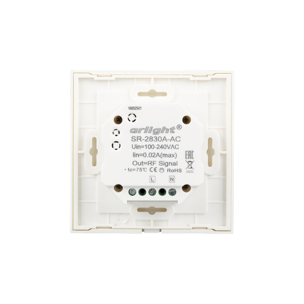 Купить Arlight Панель Sens SR-2830A-RF-IN White (220V,DIM,4 зоны) (IP20 Пластик, 3 года) 017858