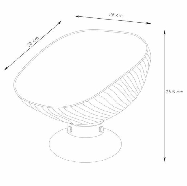 Купить Lucide EXTRAVAGANZA GOBLETT Зеленый Настольная лампа 03526/01/33