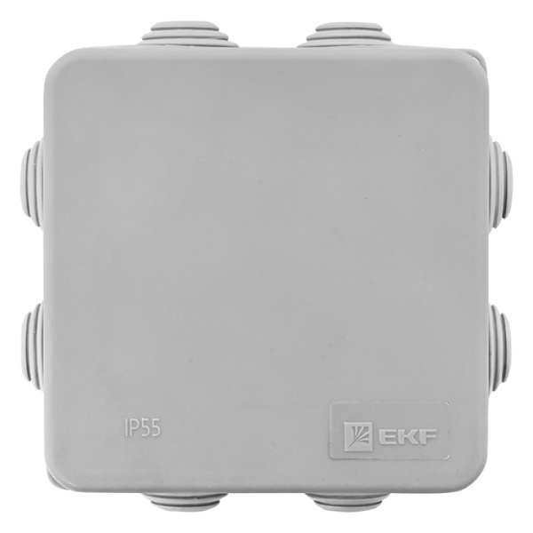 Купить EKF PROxima Коробка распределительная КМР-030-031 с крышкой наружная (85х85х40) 8 мембр. вводов IP55
