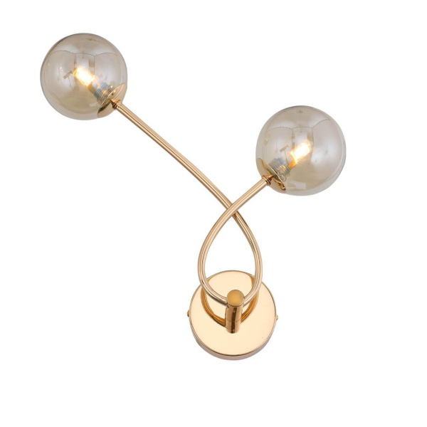 Купить ST LUCE SL435.201.02 Бра  Золото/Коньячный G9 2*28W