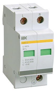 IEK KARAT Ограничитель имп. перенапр. ОПС1-D 2Р In=5kA Un=230B Im=10kA