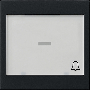 Gira Клавиша с полем для надписи 37*47 мм и символом "звонок" 0679005