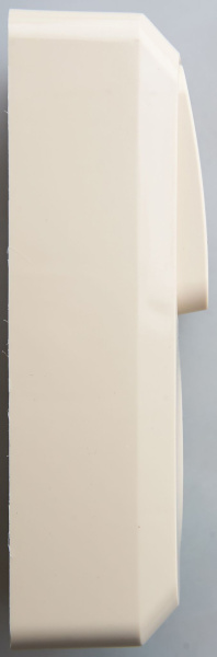 Купить Systeme Electric Этюд наруж Крем Блок: Розетка б/з + выключатель 1-клавишный