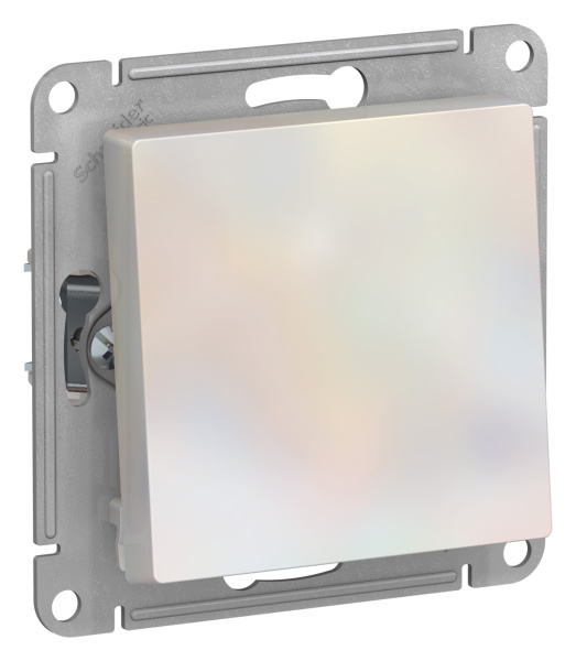 Купить Systeme Electric AtlasDesign Жемчуг Переключатель 1-клавишный, сх.6, 10АХ, механизм