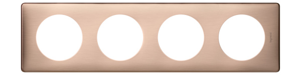 Legrand Celiane2 Медь Рамка 4-ая (2+2+2+2 мод) 068994