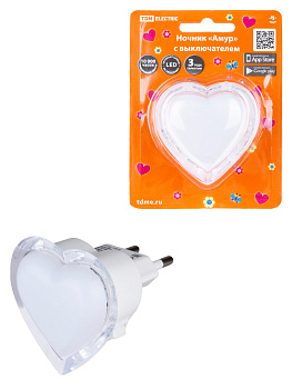 TDM Ночник "Амур" с выключателем, 0,3 Вт, 220 В SQ0357-0030