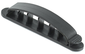 IEK Клипса самоклеящаяся КС-5 черная (12шт)