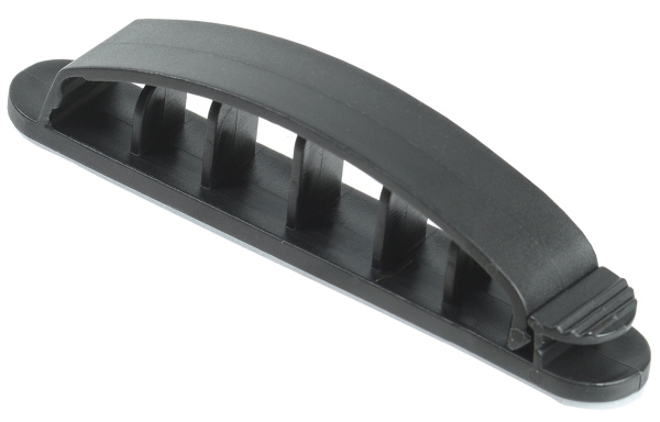 IEK Клипса самоклеящаяся КС-5 черная (12шт)