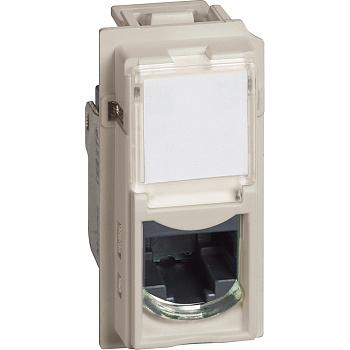 BT Living now Песочный Розетка компьютерная RJ45 cat5e UTP 1 мод KM4279C5E