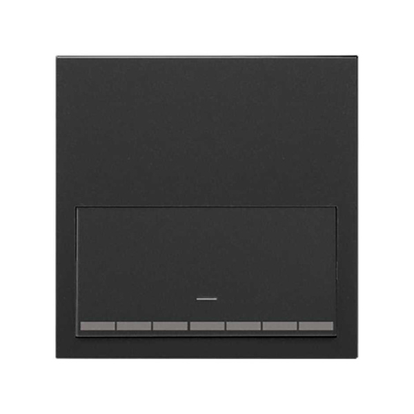 Simon 100 Черный матовый Кит 1 пост, фронт. 1 рамка «минимум» + 1 клавиша светорегулятора 10020113-238