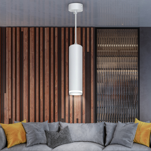 ЭРА Светильник подвесной (подвес) PL16 WH MR16/GU10, белый, потолочный, цилиндр