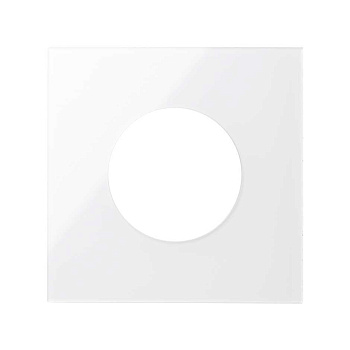 Simon 100 Белый глянец Накладка евро-американской розетки 10000047-130