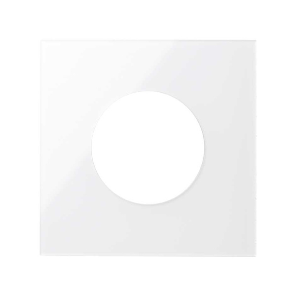 Simon 100 Белый глянец Накладка евро-американской розетки 10000047-130