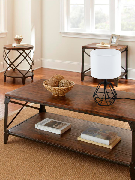 Купить Eglo Лампа настольная CARLTON 2, 1х60W(E14), Ø165, H305, сталь, черный/текстиль, белый 95789