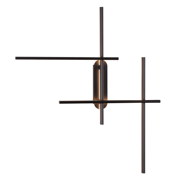 Купить Odeon Light 3890/36WL ODL20 35 черный/металл Настенный светильник LED 3000K 36W 220V RUDY