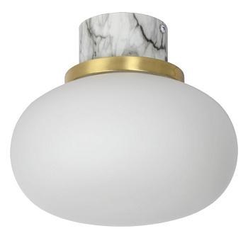 Lucide LORENA Светильник потолочный Bathroom Ø 23 cm 1xE27 IP44 Opal 03140/23/61