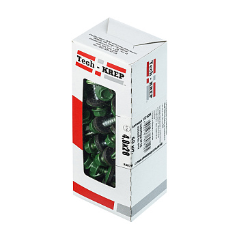 Tech-Krep Саморез КР св. 4,8х28 RAL-6002 (зелёный) (60 шт) -коробка с ок 112030